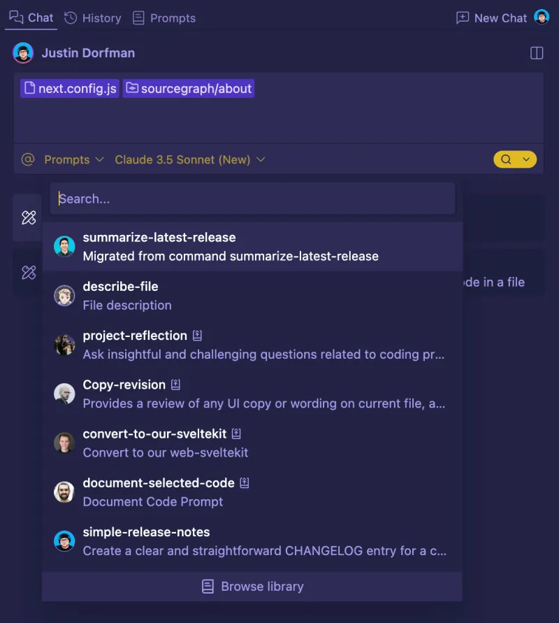 Screenshot of Cody - showing app interface and features