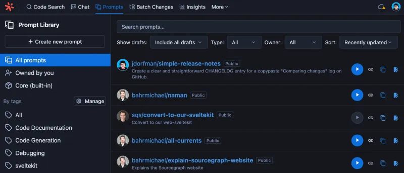 Screenshot of Cody - showing app interface and features