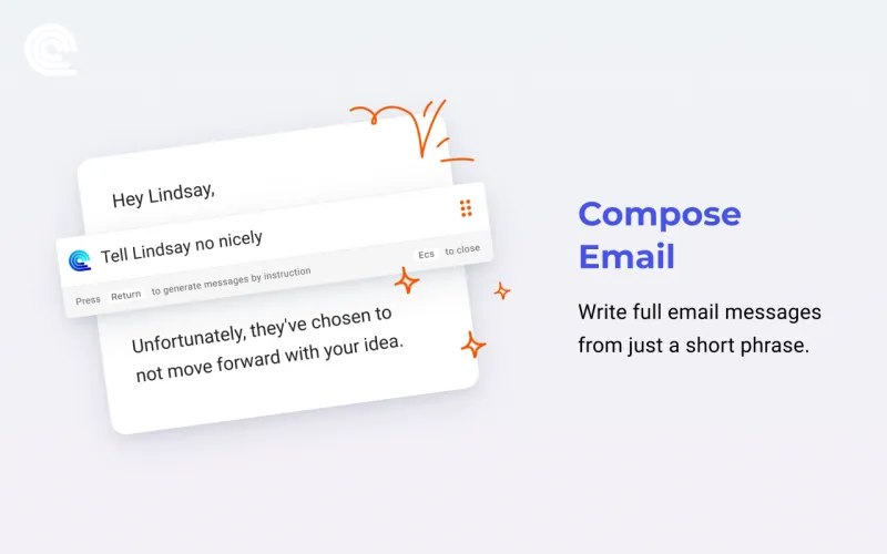 Screenshot of Compose AI - showing app interface and features
