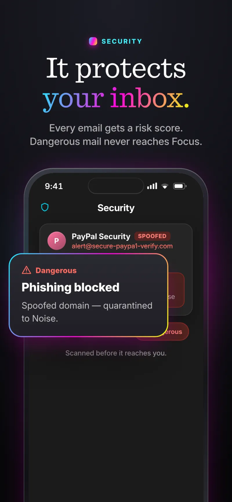 Screenshot of Dove - showing app interface and features