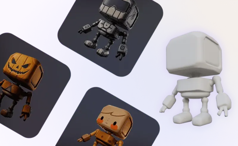 Screenshot of Hyper3D Rodin - showing app interface and features