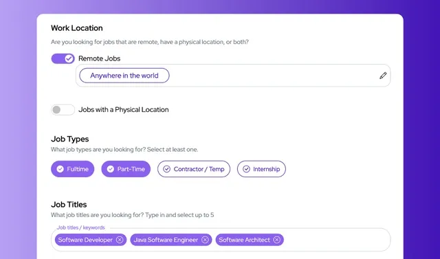 Screenshot of JobsAICopilot - showing app interface and features