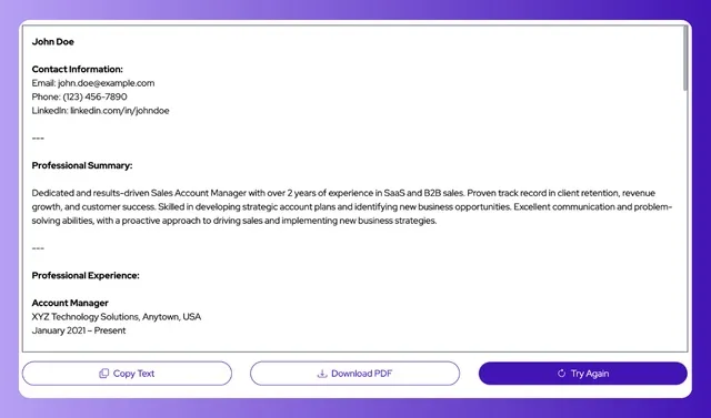 Screenshot of JobsAICopilot - showing app interface and features