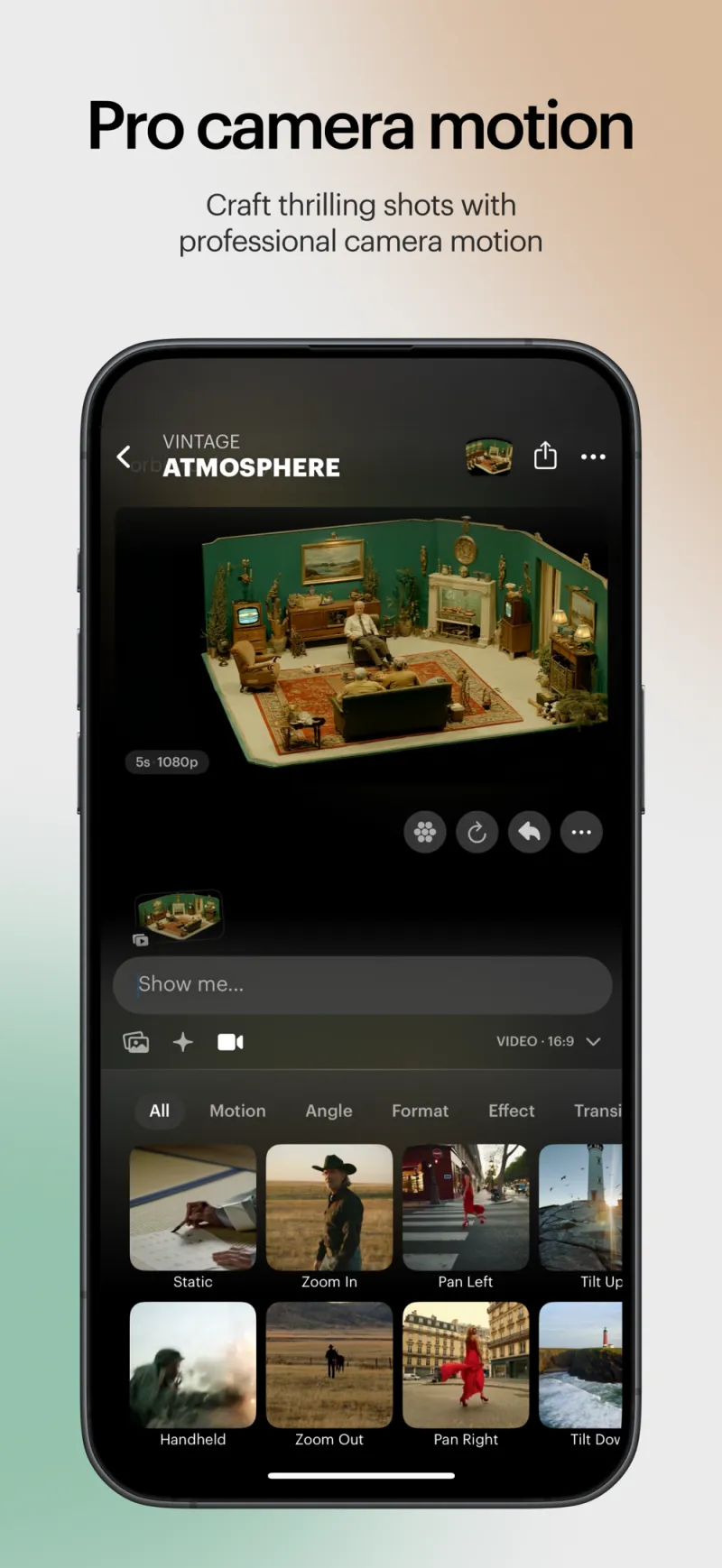 Screenshot of Luma Agents - showing app interface and features