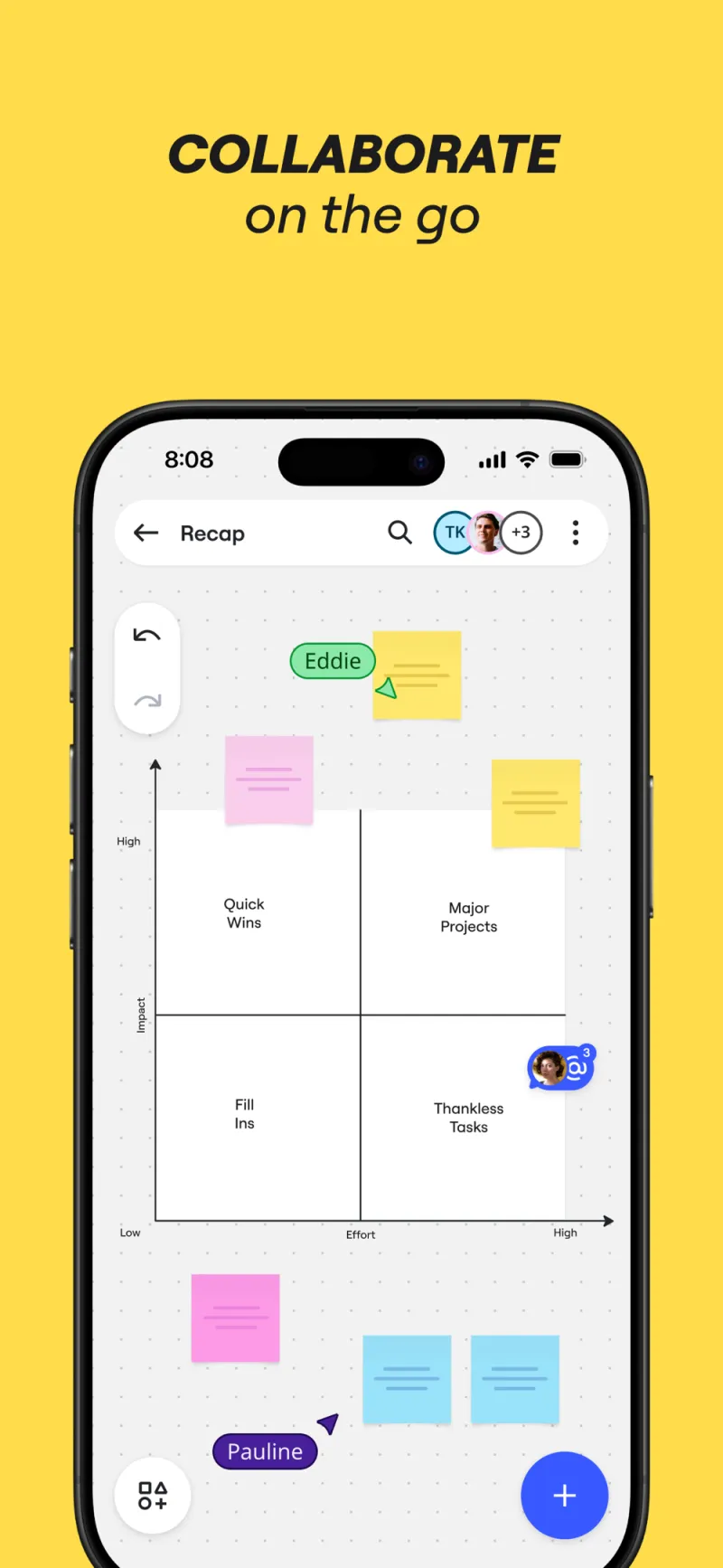 Screenshot of Miro AI - showing app interface and features