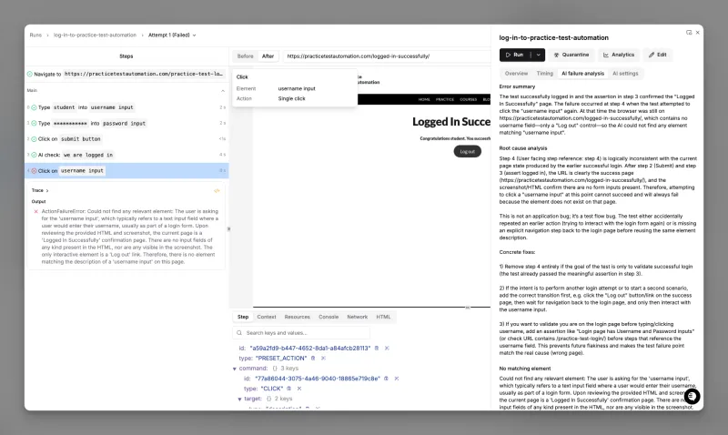 Screenshot of Momentic - showing app interface and features