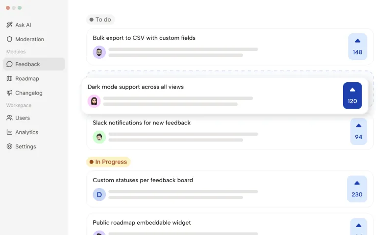 Screenshot of ProductBridge - showing app interface and features