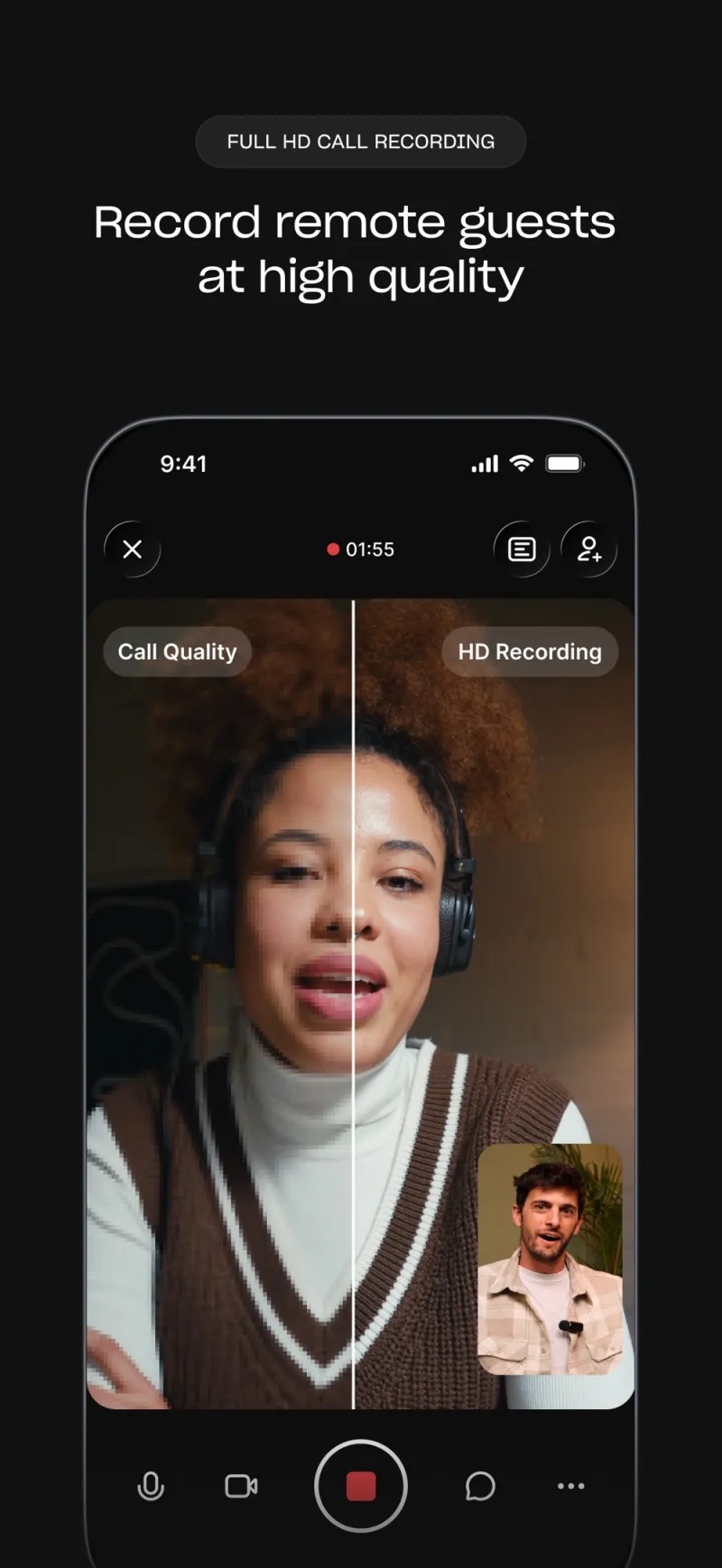 Screenshot of Riverside - showing app interface and features