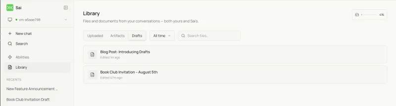 Screenshot of Sai by Simular - showing app interface and features