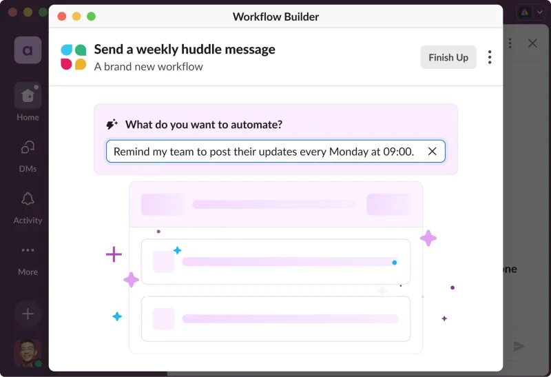 Screenshot of Slack AI - showing app interface and features