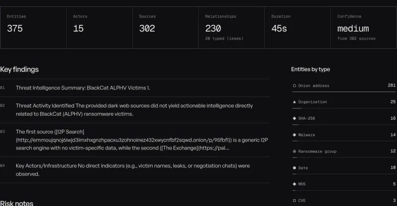Screenshot of VoidAccess - showing app interface and features